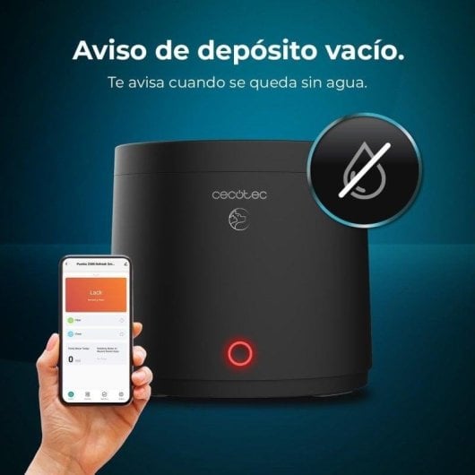 Bebedouro Automático Cecotec Pumba 2500 Refresh Smart WiFi Filtro 2.5L Preto