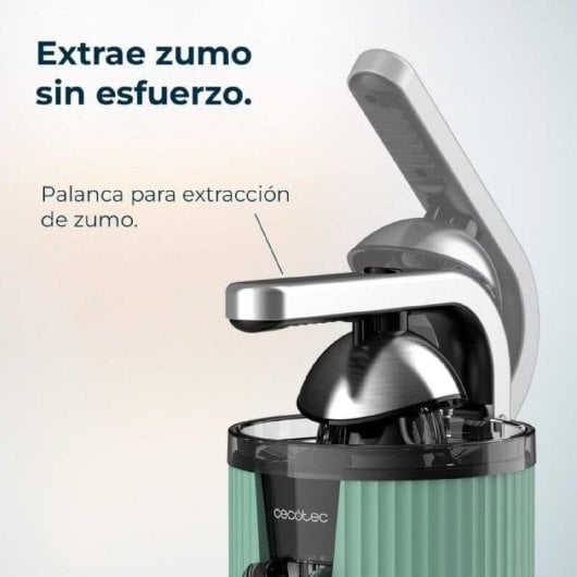 Exprimierer Cecotec Xqueeze Retrojuice 600 Retro-Design 600W Edelstahlfilter Grün