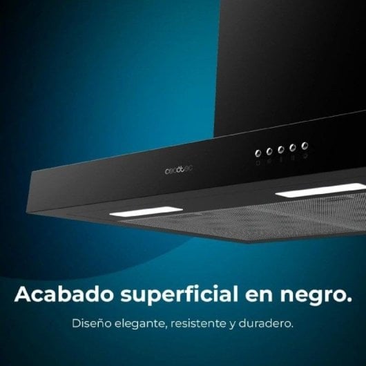 Campana extractora Cecotec Bolero Flux TM 606500 Filtraggio 60cm LED, filtro carbone
