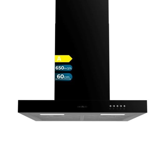 Campana extractora Cecotec Bolero Flux TM 606500 Filtraggio 60cm LED, filtro carbone