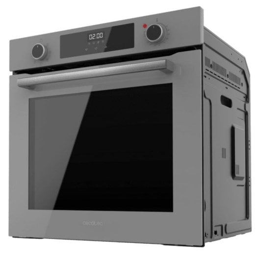 Horno elétrico Cecotec Bolero Hexa M226000 Glass 72L Cinzento com vapor e autolimpeza