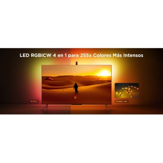 Govee TV Rétroéclairage 3 Lite Bande LED RGBIC+W WiFi/Bluetooth avec caméra pour téléviseurs 55"-65"