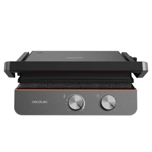 Kontaktgrill Cecotec Rock'nGrill Blaze Neon 2200W Steinbeschichtung abnehmbare Platten