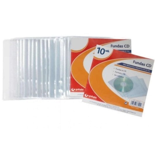 Estojo para CD Grafoplás 13650000/ 10 Unidades