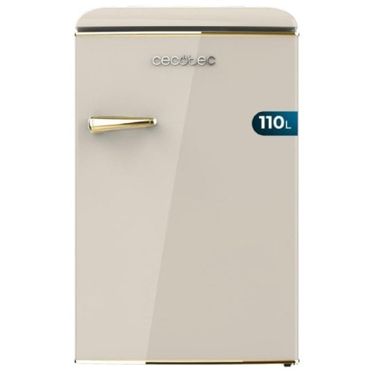 Cecotec Bolero CoolMarket TT Origin 110 Vintage Frigorífico Mini E Beige