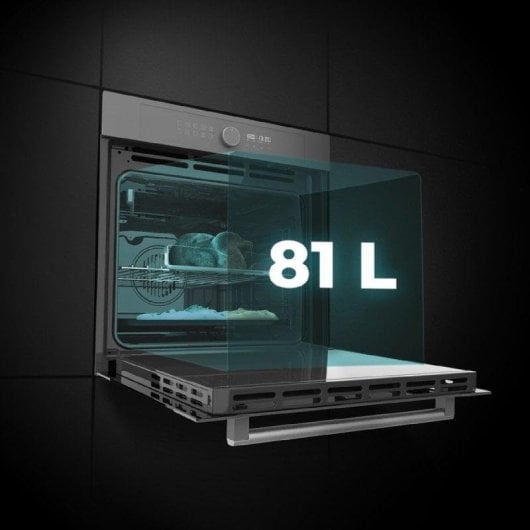 Horno elétrico Cecotec Bolero Hexa AF316000 81 L Cinzento Airfryer Vapor EasyClean