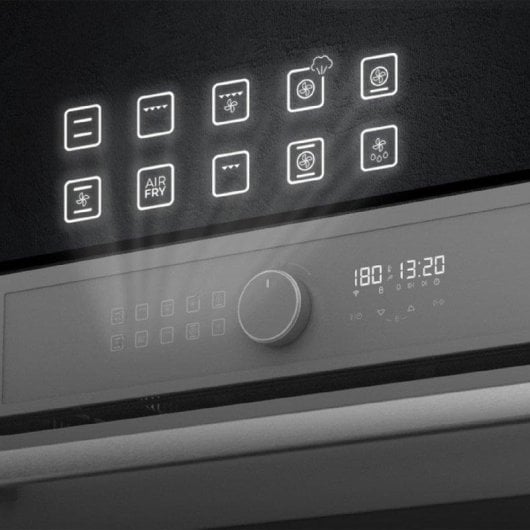 Horno elétrico Cecotec Bolero Hexa AF316000 81 L Cinzento Airfryer Vapor EasyClean