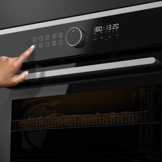 Horno elétrico Cecotec Bolero Hexa AF316000 Edge A 81L Preto com Airfryer e Vapor
