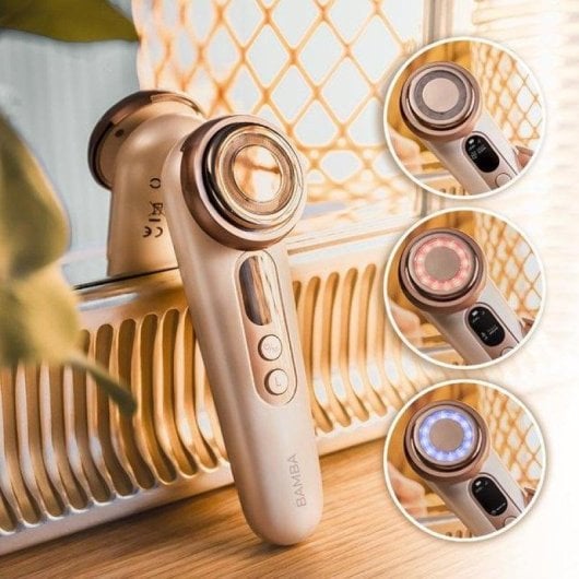 Massaggiatore facciale Cecotec Bamba FaceCare LightSonic fototerapia LED EMS 3 modalità