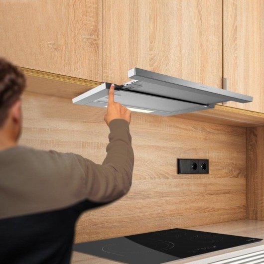 Campana extractora Cecotec Bolero Flux TLM 603500 Inox A Canalização/Recirculação 60cm LED inox