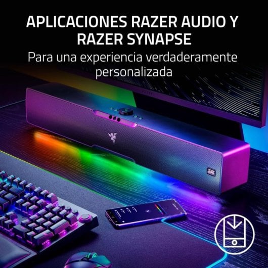 Razer Leviathan V Pro Barra De Sonido Para Pc Gaming Con Subwoofer Y