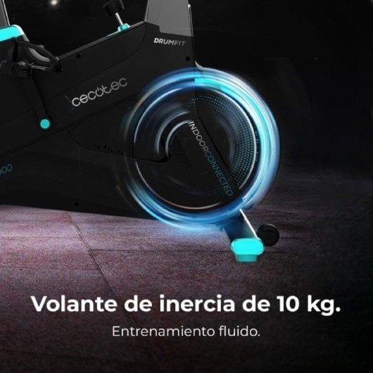 Vélo d'appartement Cecotec DrumFit Indoor 10000 MagnoMotor volant 10 kg LCD Kinomap