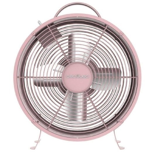 Ventilador de sobremesa Cecotec EnergySilence 400 Retrodesk Pink 25W Rosa 8"