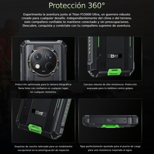 iHunt Titan P15000 Ultra 8/256 GB Schwarz, entsperrt