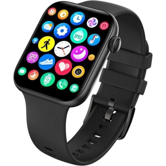 SPC Smartee Duo 2 Bluetooth 46,6mm AMOLED Noir/Vert Taille Unique IP68 SpO2 Pulsomètre