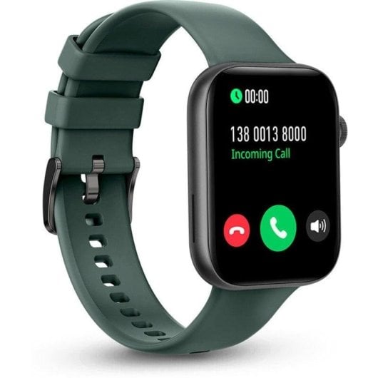 SPC Smartee Duo 2 Bluetooth 46,6mm AMOLED Noir/Vert Taille Unique IP68 SpO2 Pulsomètre