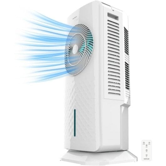 Cecotec Energysilence 3500 Cool Compact Smart Tragbares Verdunstungsklimagerät, 65 W, Weiß