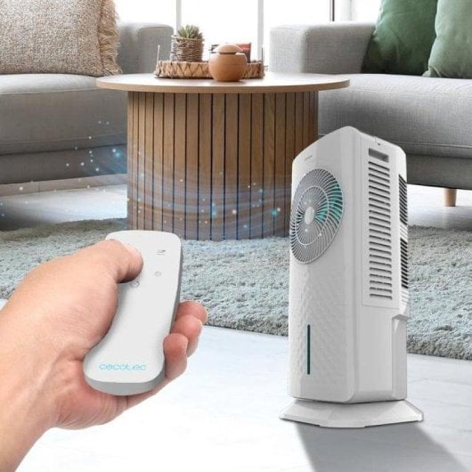 Cecotec Energysilence 3500 Cool Compact Smart Tragbares Verdunstungsklimagerät, 65 W, Weiß