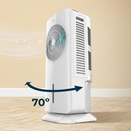 Cecotec Energysilence 3500 Cool Compact Smart Tragbares Verdunstungsklimagerät, 65 W, Weiß