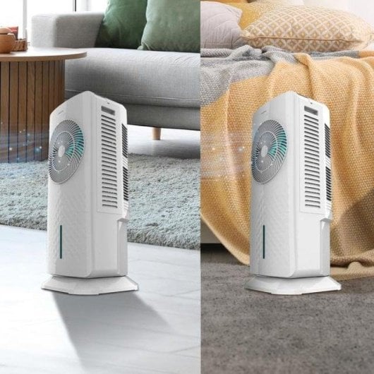 Cecotec Energysilence 3500 Cool Compact Smart Tragbares Verdunstungsklimagerät, 65 W, Weiß