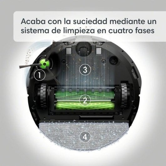 Saugroboter mit Wischfunktion iRobot Roomba Combo j5 Navigationsklasse Kamera Sprachsteuerung