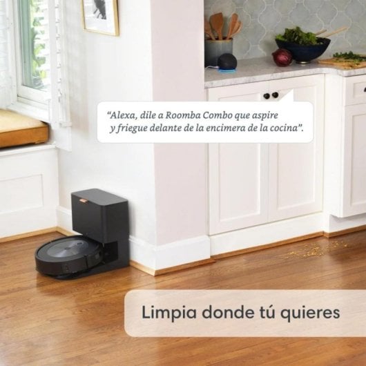 iRobot Roomba Combo j5+ j557640 Robot Aspirador y Friegasuelos con Autovaciado