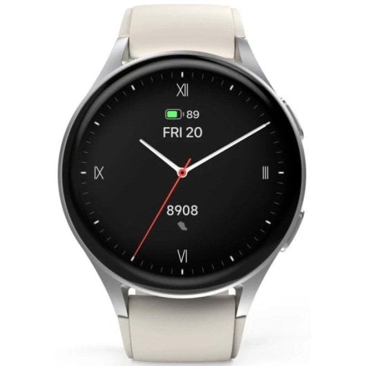 Hama 8900 Bluetooth GPS 42mm AMOLED Argento Beige M IP68 SpO2 Cardiofrequenzimetro Monitor Sonno