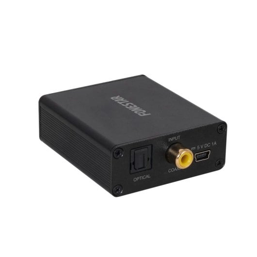 Convertisseur optique femelle Fonestar FO-41DAH + RCA femelle numérique + Jack 3,5 mm