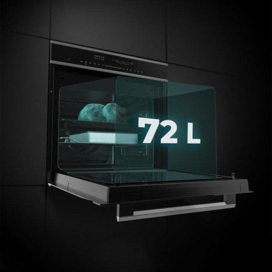 Horno elétrico Cecotec Bolero Hexa MWO706000 Line 72L Preto com micro-ondas e duplo grill