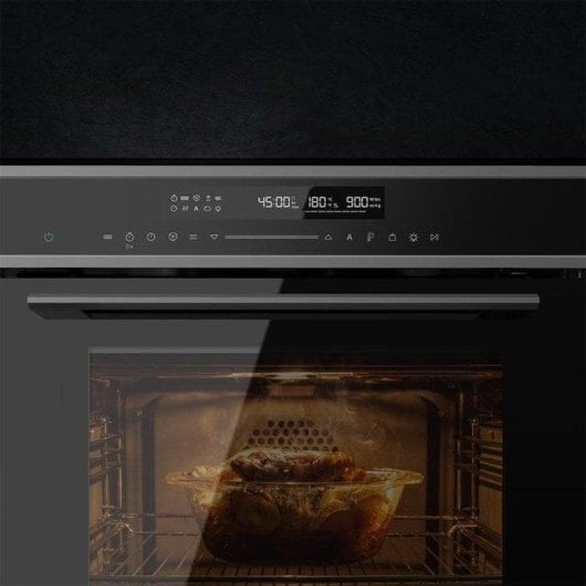 Horno elétrico Cecotec Bolero Hexa MWO706000 Line 72L Preto com micro-ondas e duplo grill