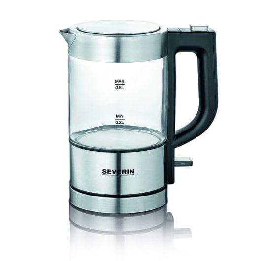 Bollitore Severin Wk 3472 0,5 L. Acciaio inossidabile / Vetro 1.100 W