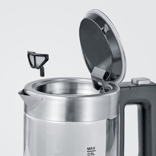 Bollitore Severin Wk 3472 0,5 L. Acciaio inossidabile / Vetro 1.100 W