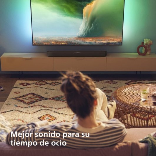 Philips Ambilight TV 75PUS8079 LED UltraHD Titan OS da 75 pollici + soundbar Philips TAB5109 in regalo
