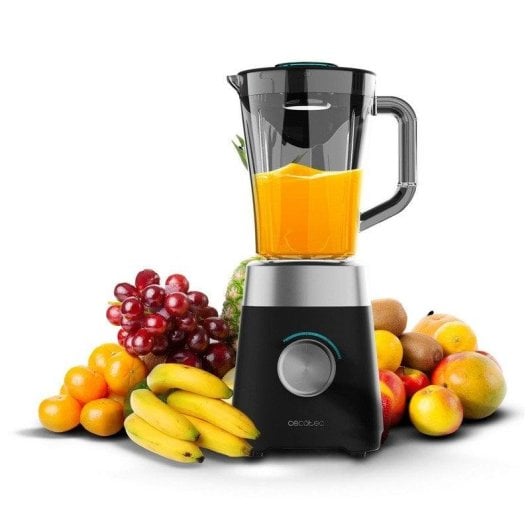 Frullatore Cecotec Power Black Titanium 1300MAX B 1300W 1.5L Titanio Pulse Inox Nero