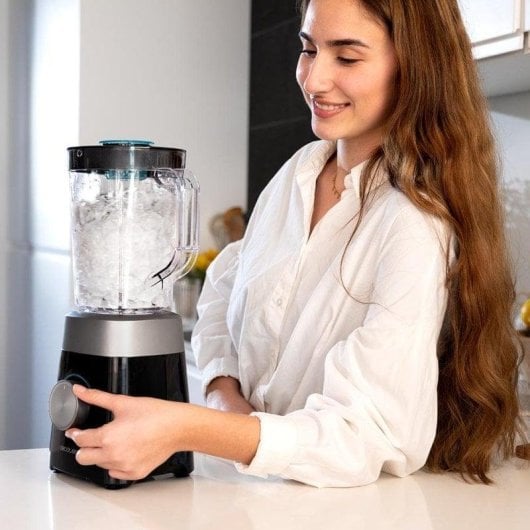Frullatore Cecotec Power Black Titanium 1300MAX B 1300W 1.5L Titanio Pulse Inox Nero