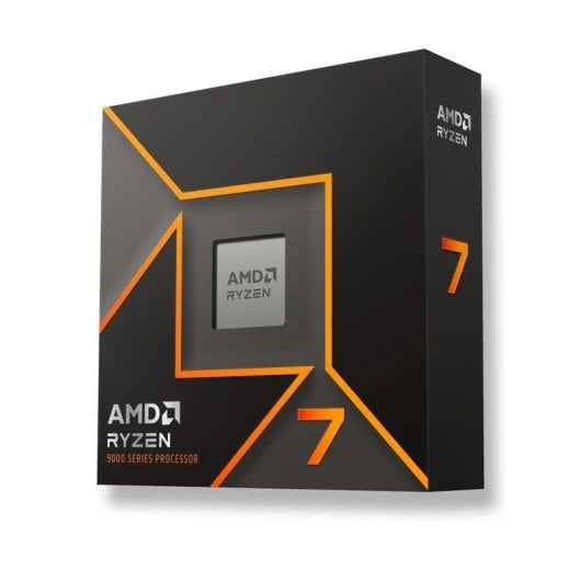 Processeur AMD Ryzen 7 9700X 8 cœurs 3,8 GHz Base 5,5 GHz Turbo Radeon Graphiques intégrés