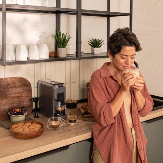 Cafeteira Espresso Cecotec FreeStyle Compact Black 0,8L 20 bar Multicápsulas