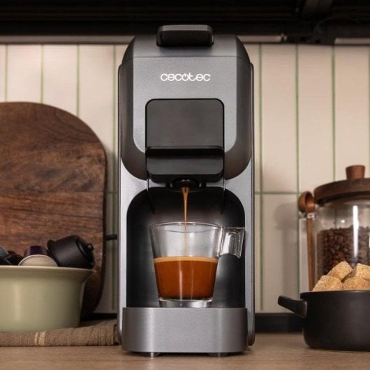 Cafeteira Espresso Cecotec FreeStyle Compact Black 0,8L 20 bar Multicápsulas