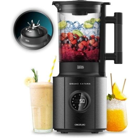 Liquidificadora Cecotec Grand Katana 2700MAX Total Destroy 2700W Vidro 1.8L Digital