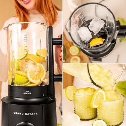 Liquidificadora Cecotec Grand Katana 2700MAX Total Destroy 2700W Vidro 1.8L Digital