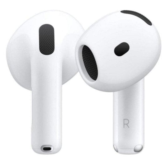 Auriculares Apple AirPods 4 Inalâmbricos Bluetooth com Cancelamento Ativo de Ruído, IP54, Branco