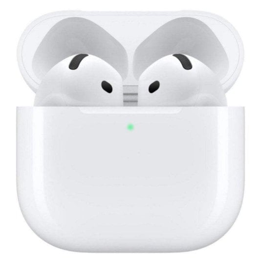 Auriculares Apple AirPods 4 Inalâmbricos Bluetooth com Cancelamento Ativo de Ruído, IP54, Branco