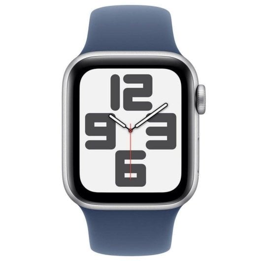 Apple Watch SE GPS + Cellular 40mm OLED Argento Blu M/L Resistente all’Acqua 50m Pulsossimetro