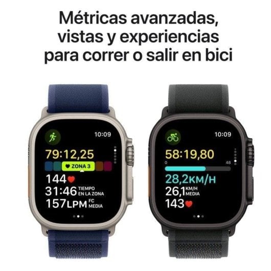 Apple Watch Ultra 2 GPS + Cellular 49mm Retina OLED Titanio Nero L Resistenza 100m SpO2 ECG