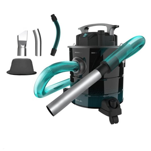 Aspirador cinzas Cecotec Conga Ash 5000 Free 1200W 20L tubo metálico filtro lavável