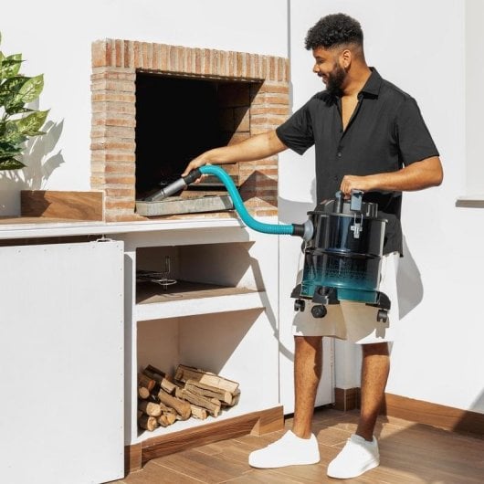 Aspirador cinzas Cecotec Conga Ash 5000 Free 1200W 20L tubo metálico filtro lavável