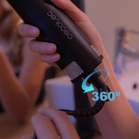 Styler Cecotec Bamba CeramicCare 3in1 Rosa Schwarz Keramik 3 Köpfe Kabel 1,6 m