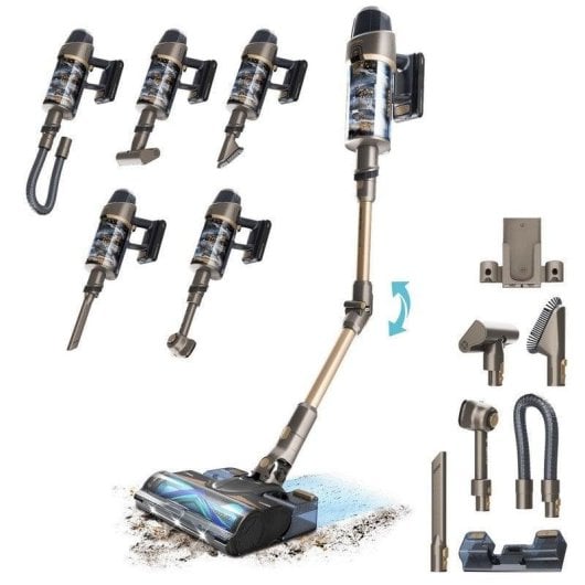 Aspiradora sem fios Cecotec Conga Rockstar 12500 Stellar AquaPet Flex 700W Filtro HEPA Autonomia 100min