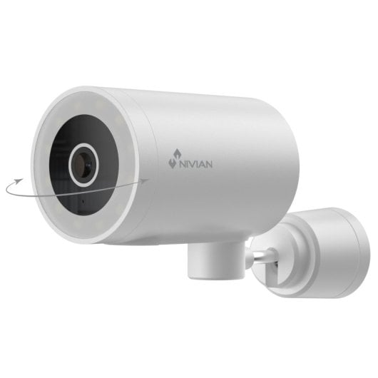 Nivian NVS-IPC-0H3-L Câmara Vigilância IP WiFi Exterior QHD 2560x1440 Visão Noturna a Cores