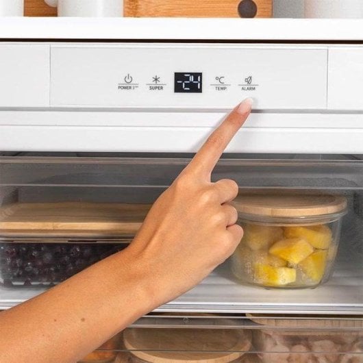 Congelador Cecotec Bolero Coolmarket TF BI 101 White E Mini integrável 101L Classe E